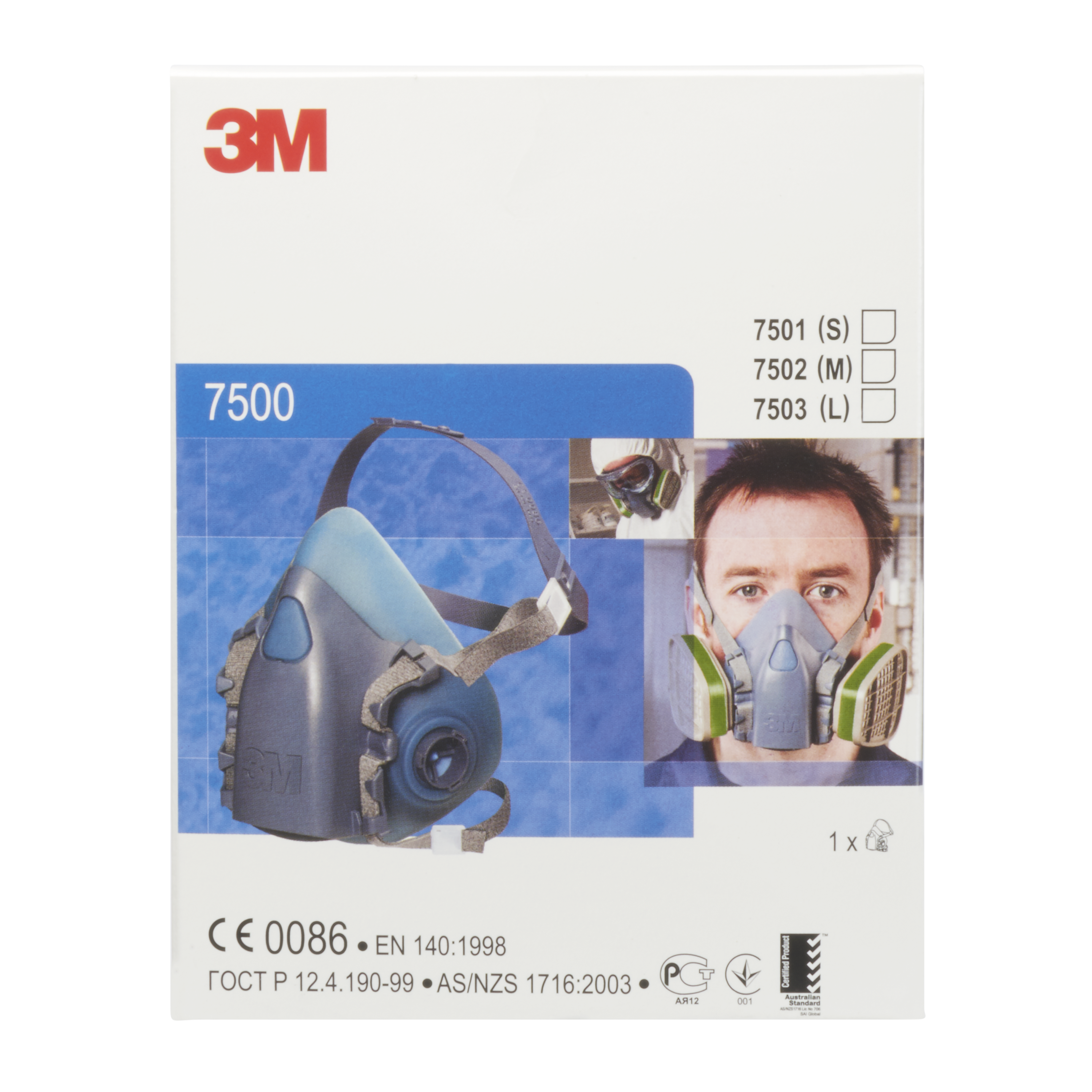 3M™ | 7502 | Mehrweg-Halbmaske | Medium | 7000104177