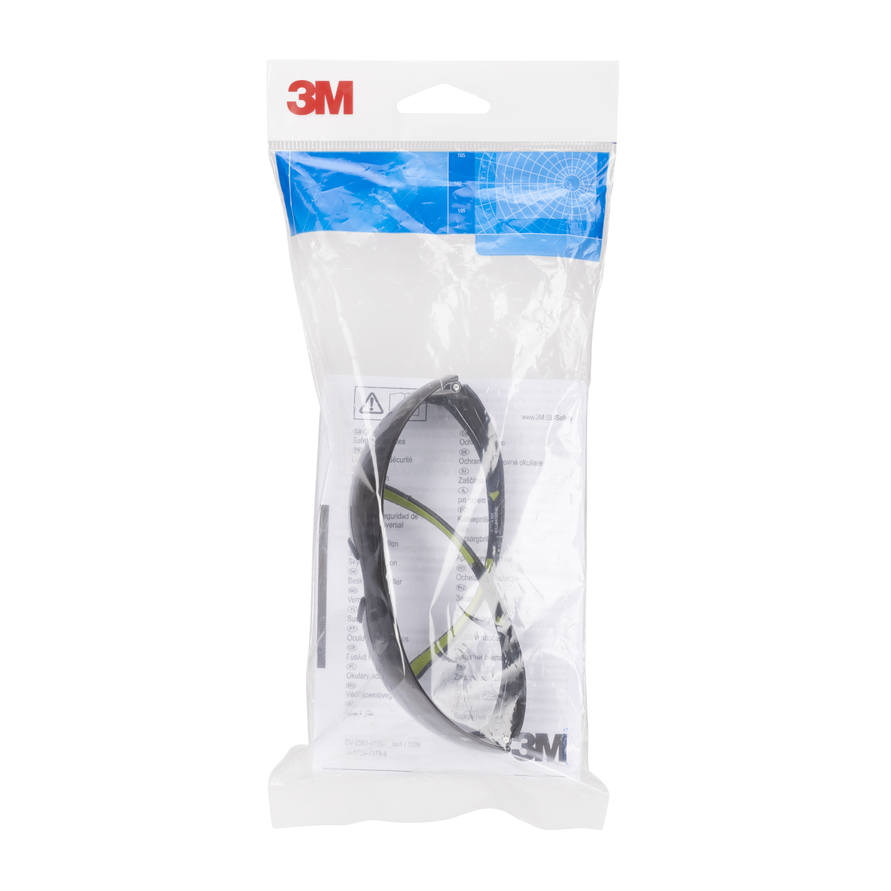 3M™ | SecureFit™ | SF402AS/AF-EU | 400 Schutzbrille | schwarze/grüne Bügel | Antikratz-/Anti-Fog-Beschichtung | graue Scheibe | | 7100078987