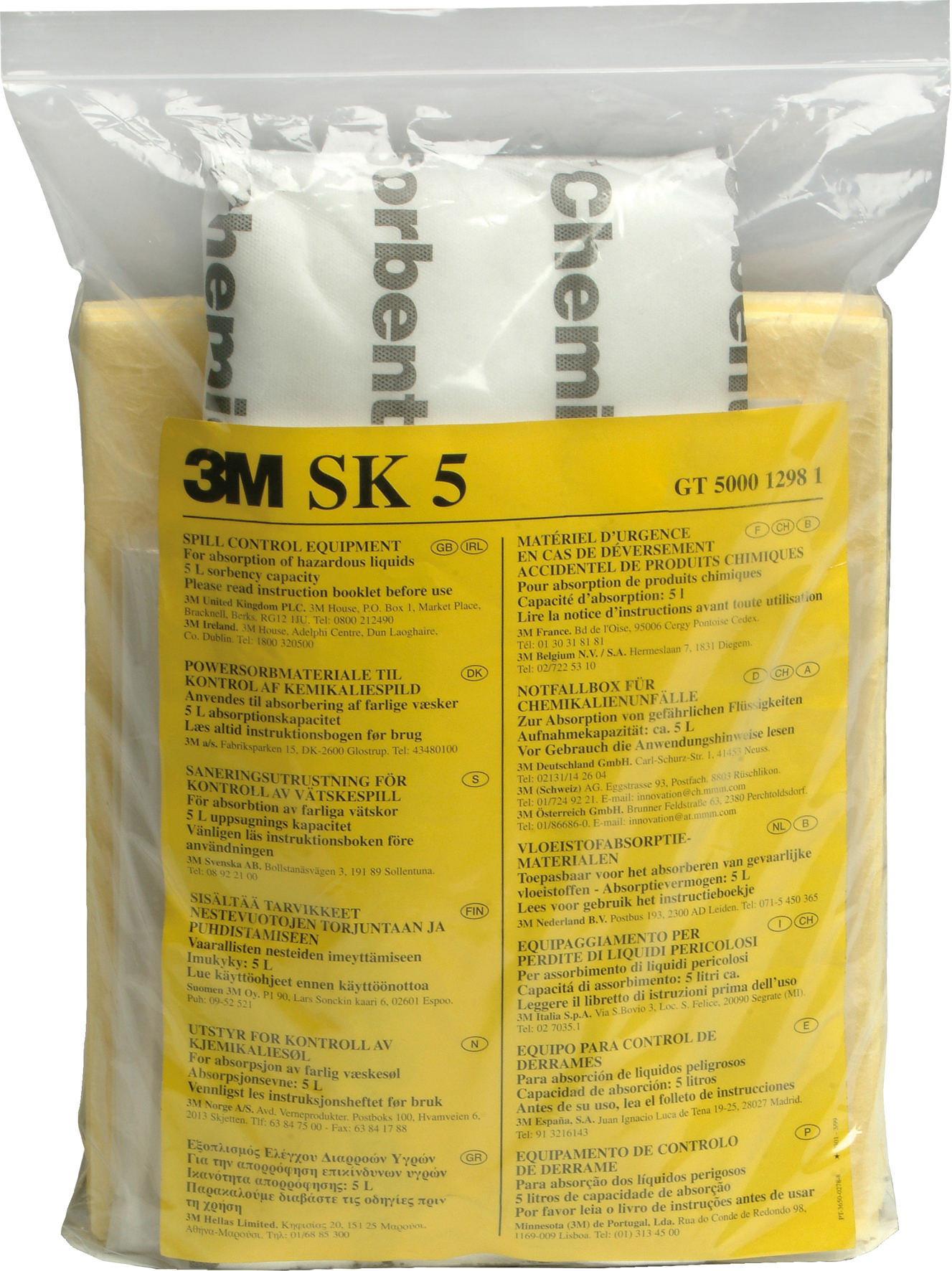 3M™ | Labor Notfall Set SK 5 | 5 Stück / Karton |  7100090374
